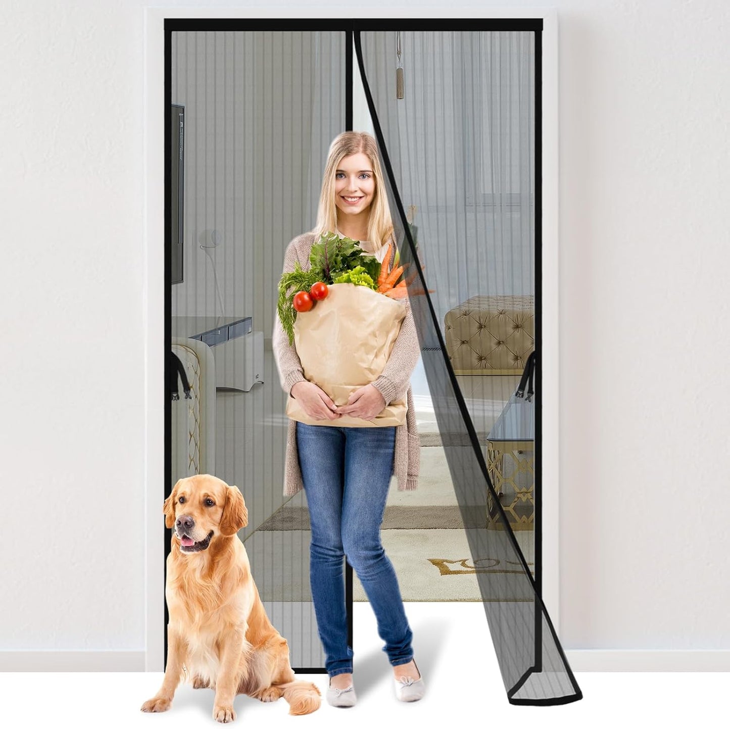 Summer Magnetic Screen Door