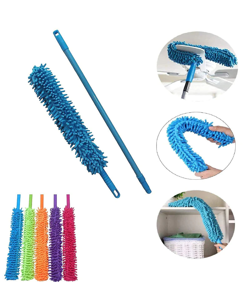 Cleaning Brush Microfiber Duster with Rod