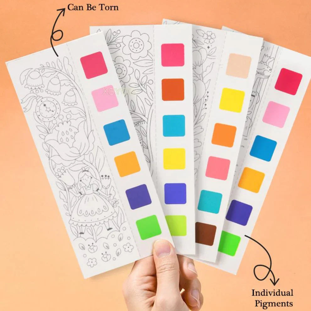 Magical Watercolor Adventures: Pocket Painting Book Set