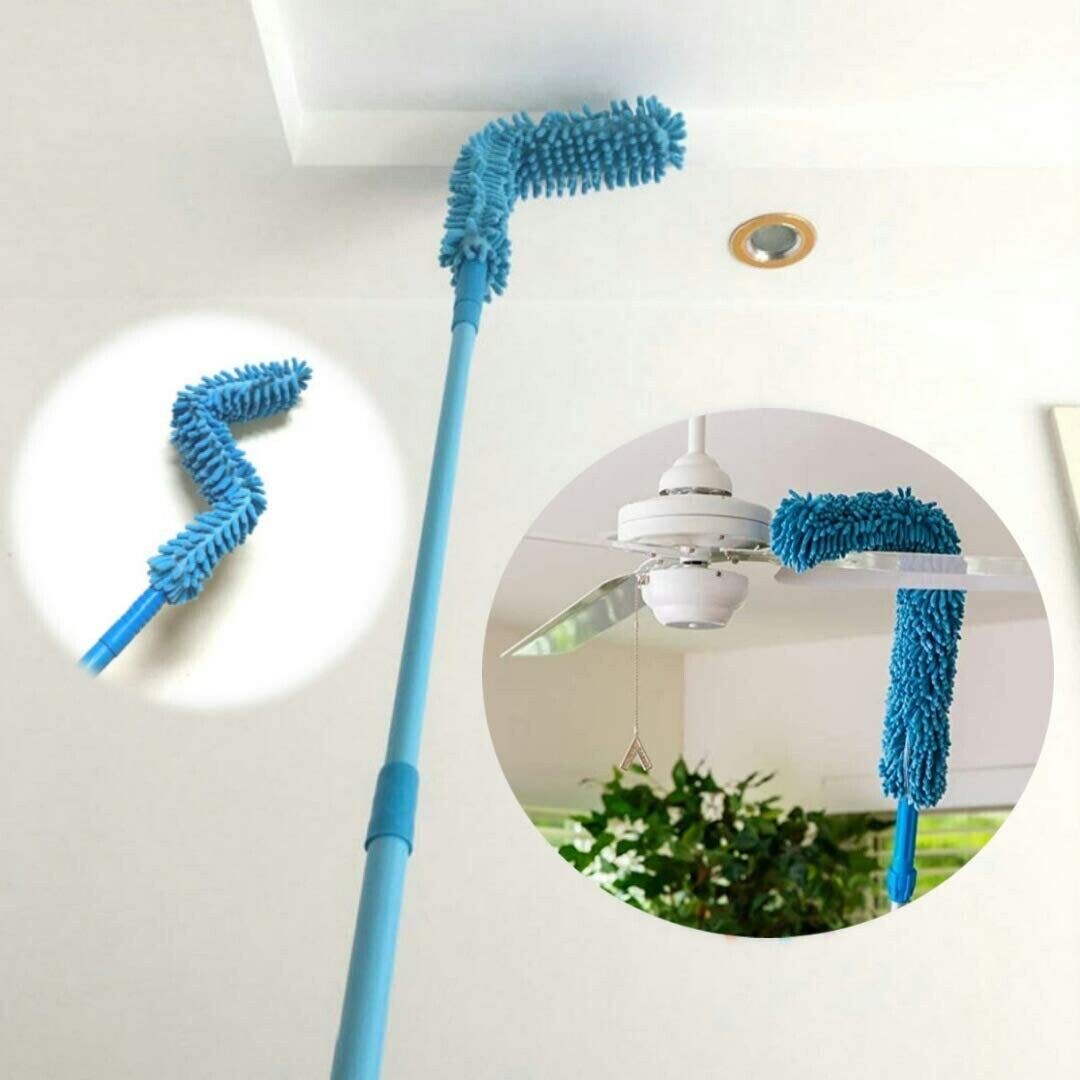 Cleaning Brush Microfiber Duster with Rod